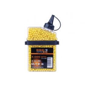 Softair - Bullets GSG-9 BBs - 0,12g 2000 pcs. Yellow