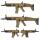 Softair - Rifle - Cybergun - FN Scar S-AEG TAN Nylon Fiber Version - over 18, over 0.5 joules