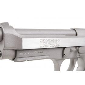 Air pistol - Swiss Arms - 92 Stainless - cal. 4.5 mm BB full metal