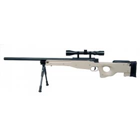 Softair - Rifle - GSG MB01 Sniper Set TAN spring pressure...