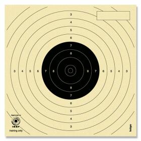 Air pistol target 14 x 14 cm